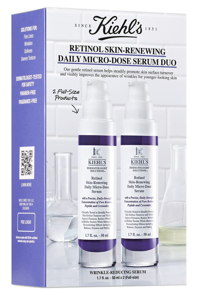 Retinol Skin-Renewing Daily Micro-Dose Serum Duo $182 Value, Alternate, color, NO COLOR