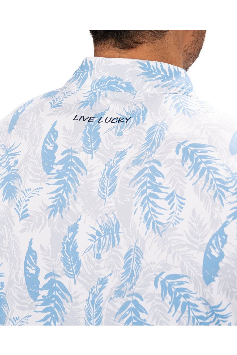 Hidden Clover Polo, Alternate, color, Blue