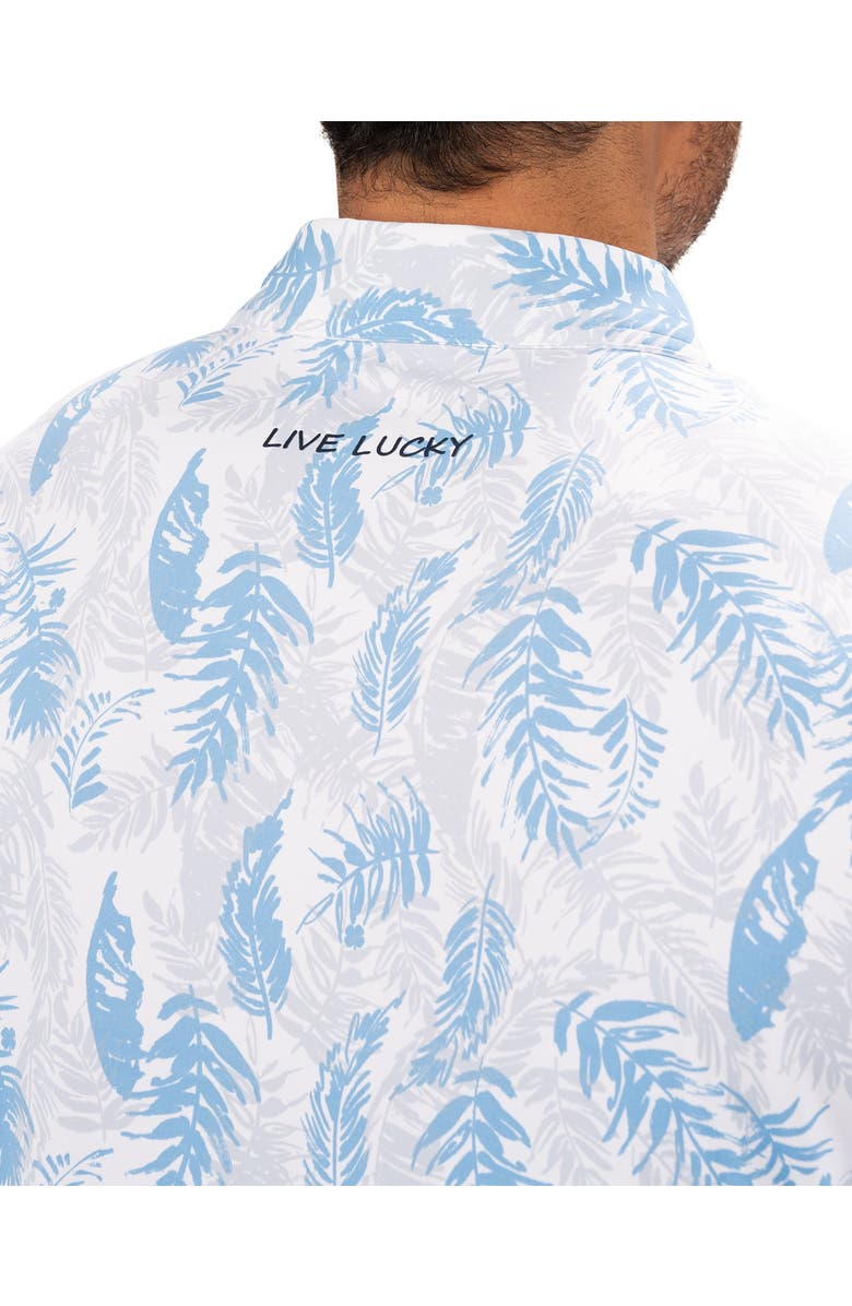 Black Clover Hidden Clover Polo, Alternate, color, Blue