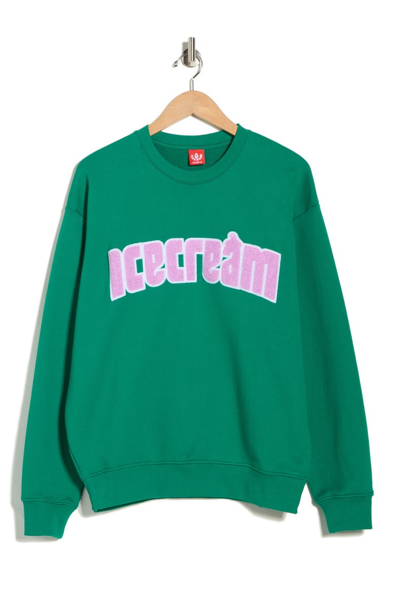 Swirl Sweatshirt, Alternate, color, LUSH MEADOW