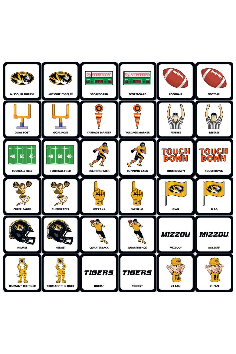 Missouri Tigers Matching Game, Alternate, color, Multicolor