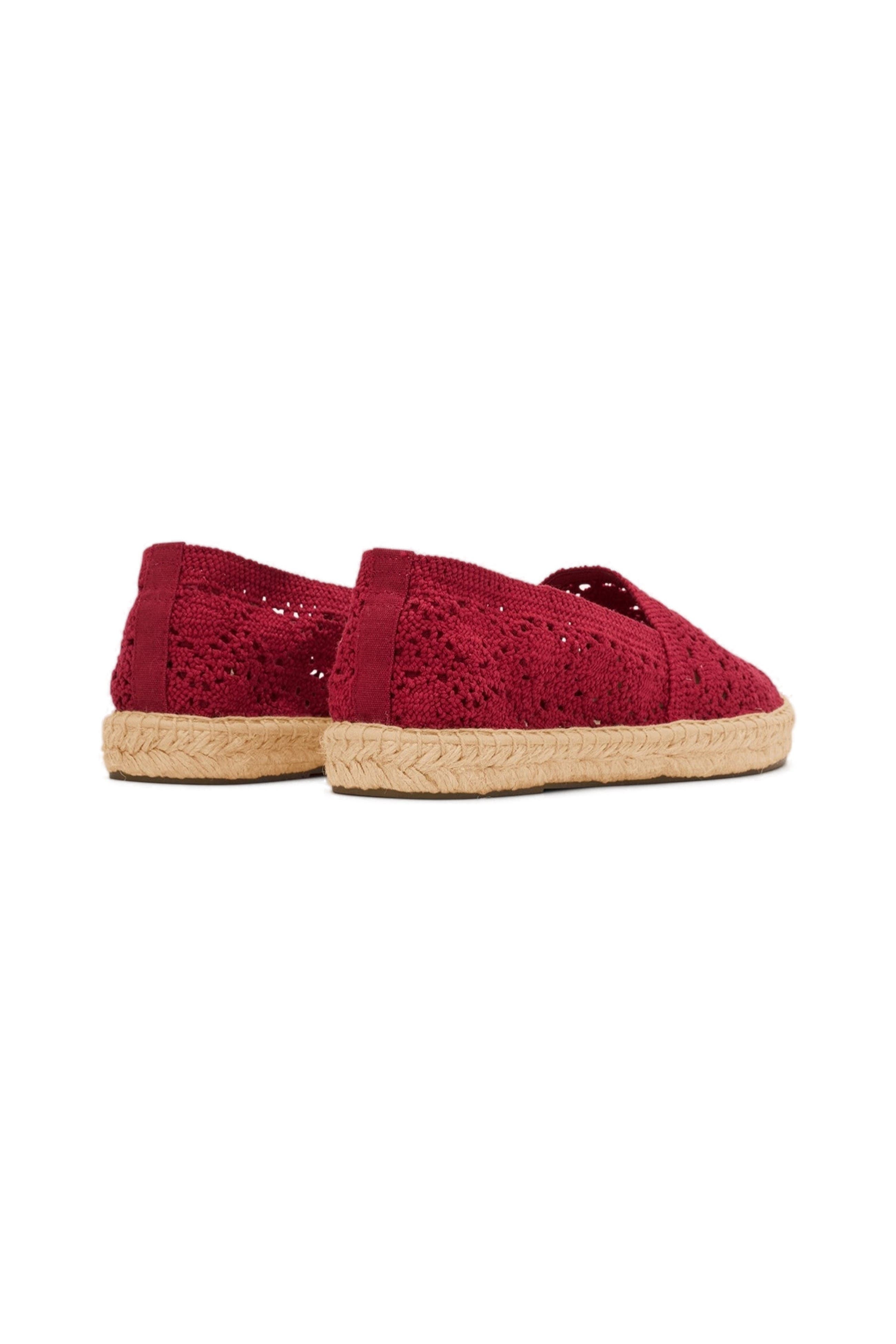 The Original Crochet Espadrille, Alternate, color, Reef Red