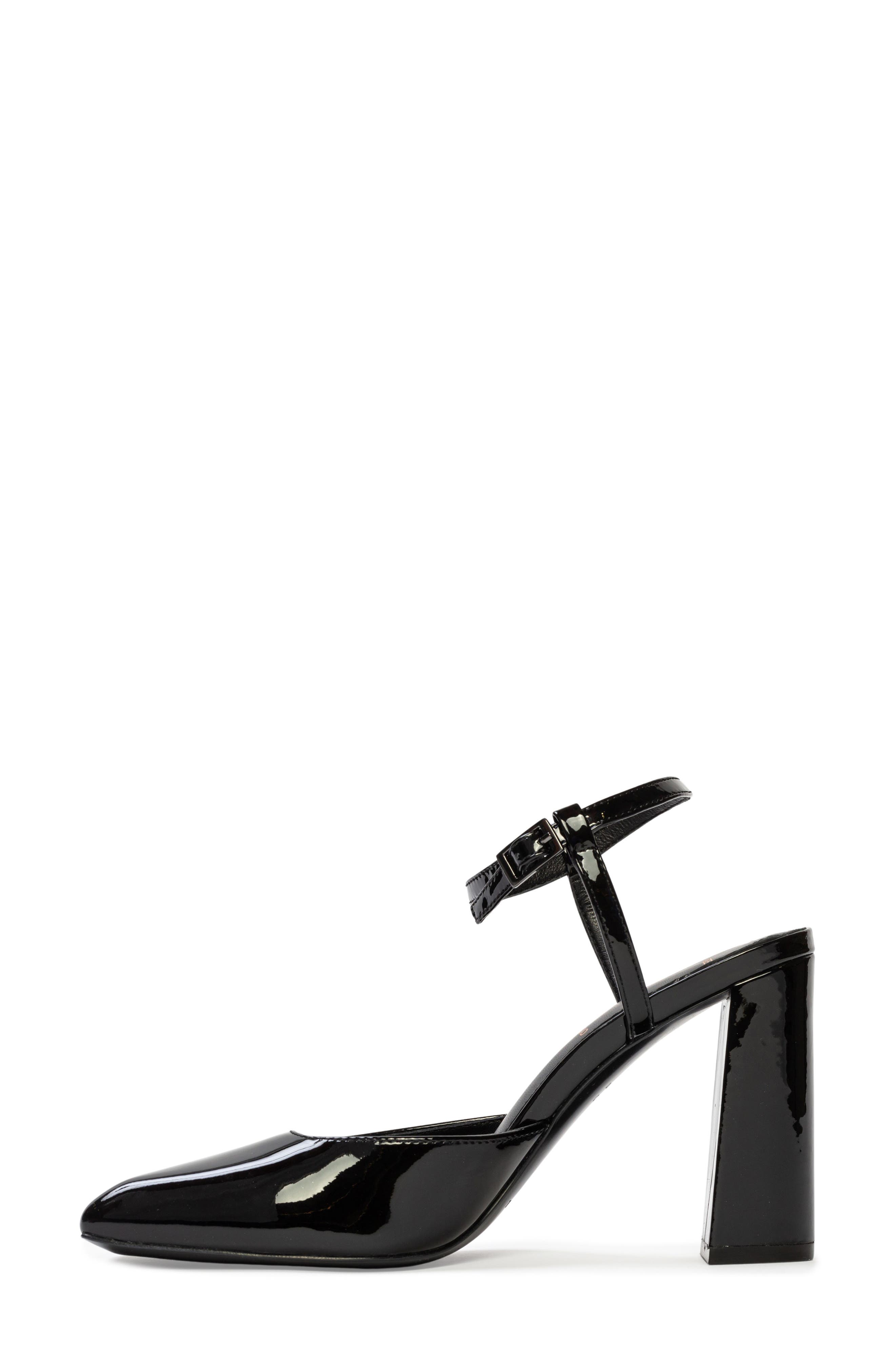 BLACK SUEDE STUDIO Meadow 90 Ankle Strap Pump, Alternate, color, 