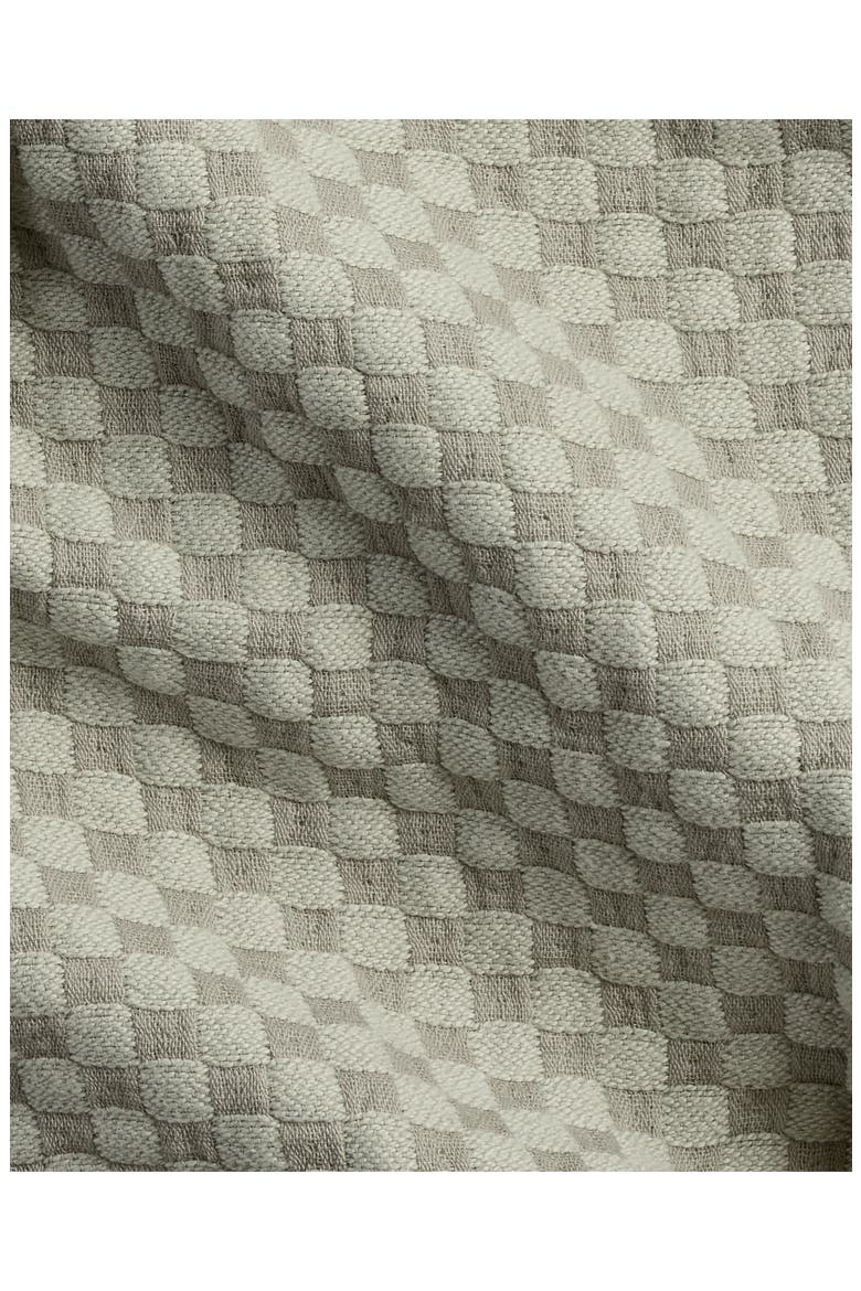 Keys Organic Cotton & Linen Jacquard Coverlet, Alternate, color, MOSS/SAGE