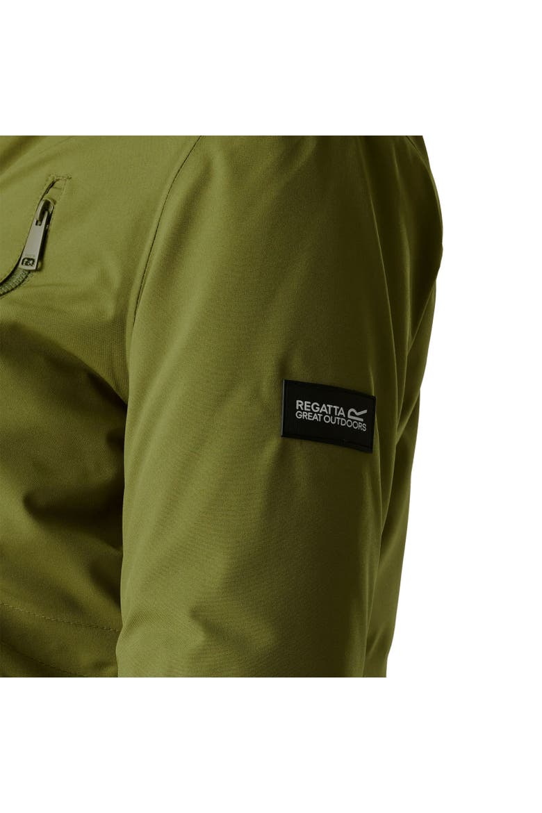 Valenta Waterproof Jacket, Alternate, color, Nephrite Green and Black