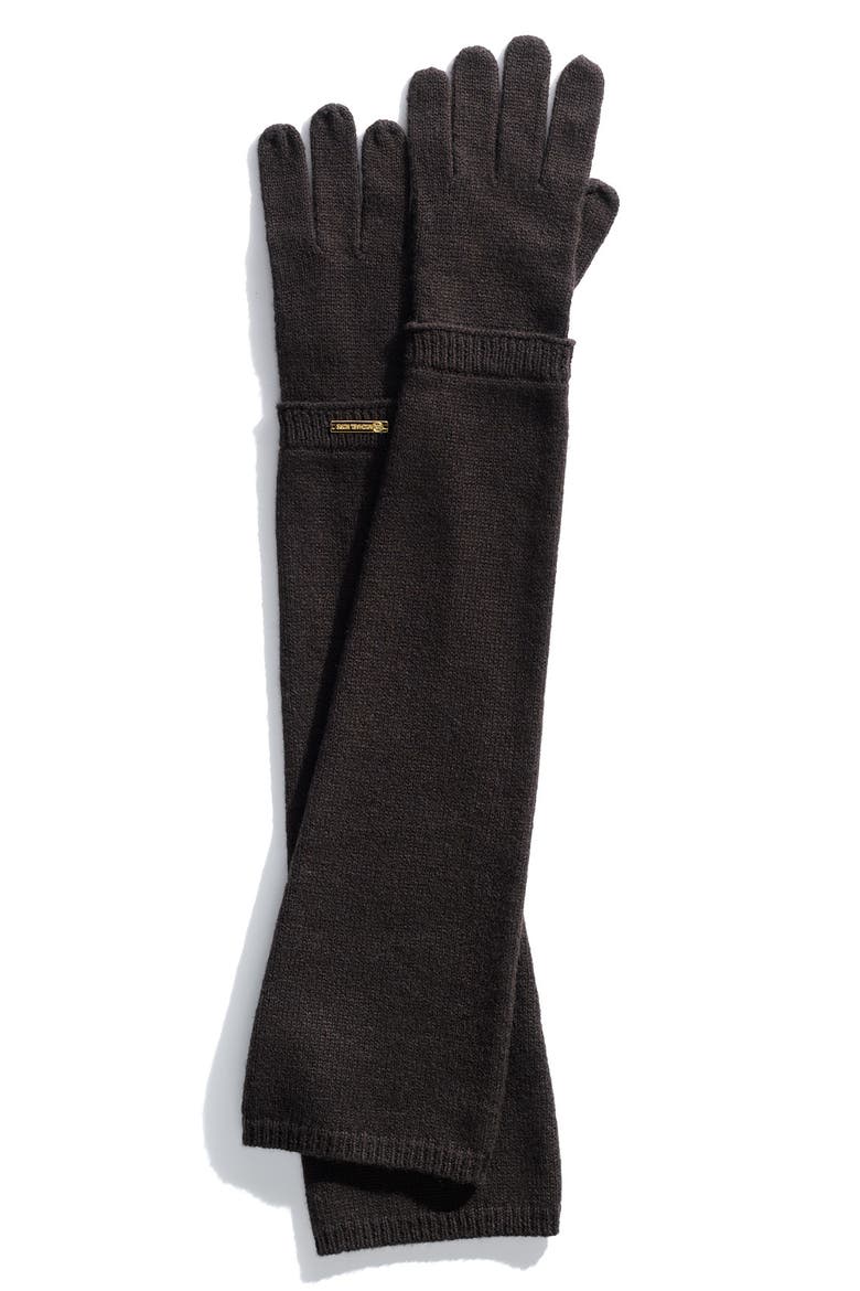 Jersey Gloves, Main, color, BROWN