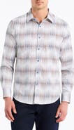 Robert Graham Forsyth Ombré Stripe Button-Up Shirt