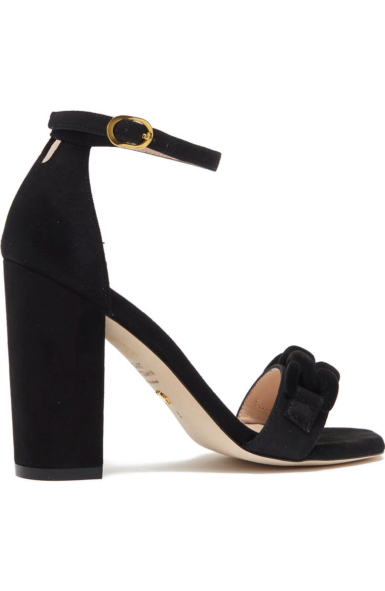 Stuart Weitzman Amelina Suede Block Heel Sandal, Alternate, color,
