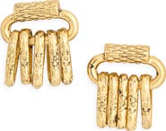 Karine Sultan Fringe Swing Drop Earrings