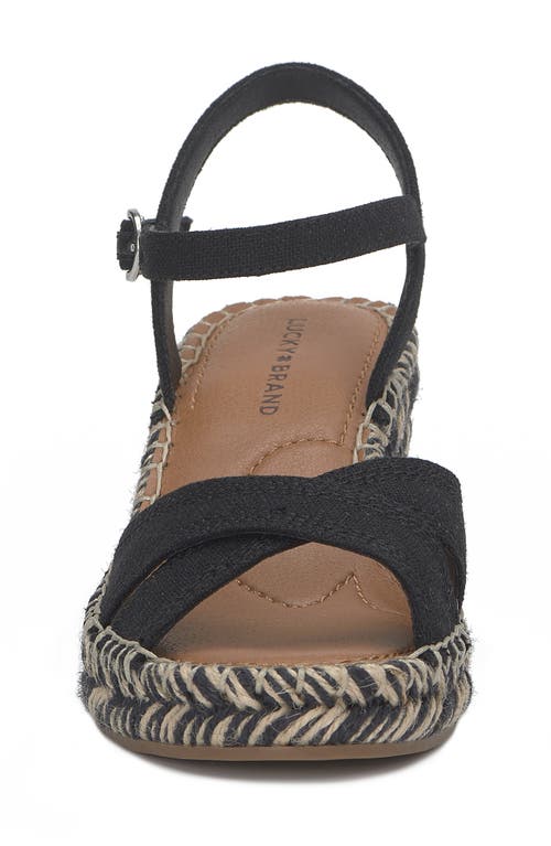 LUCKY BRAND LUCKY BRAND CANDYR PLATFORM WEDGE SANDAL 