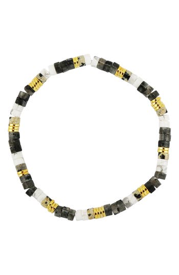 Rebl Mixed Stone Bead Bracelet