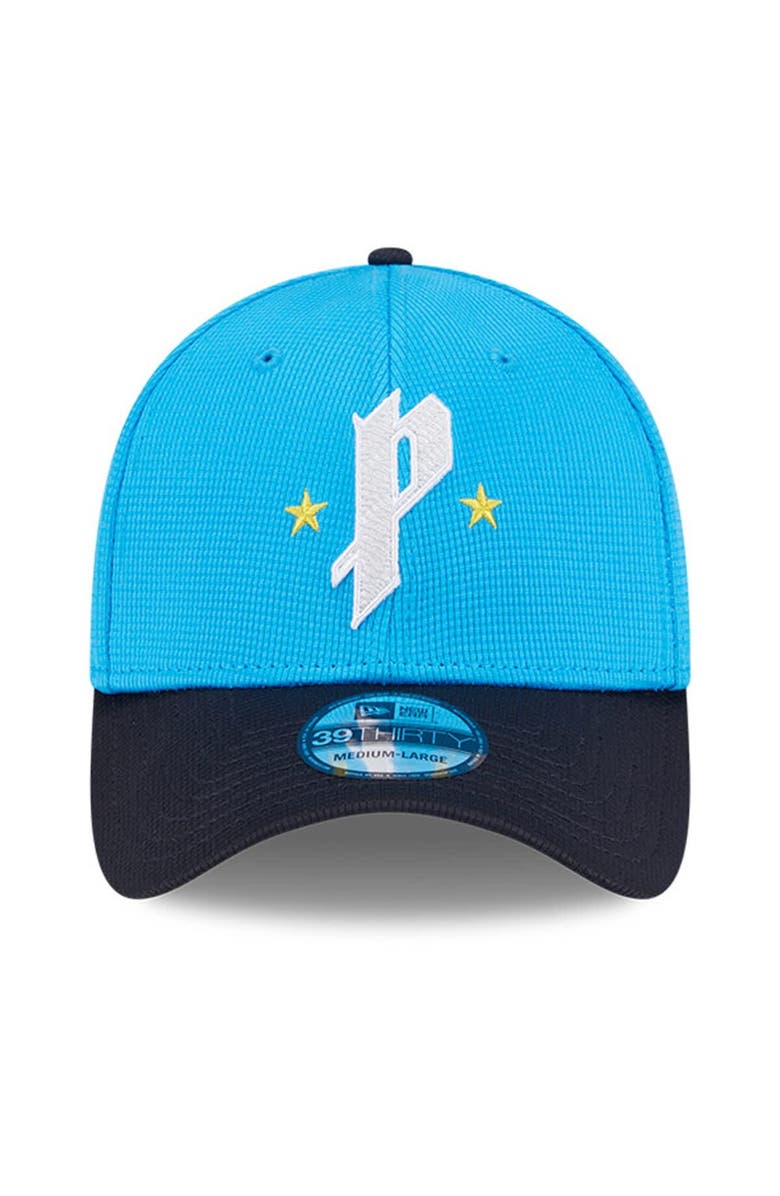New Era Men's New Era Neptune Blue/Navy Philadelphia Phillies City Connect Batting Practice 39THIRTY Flex Hat, Alternate, color, Neptune Blue