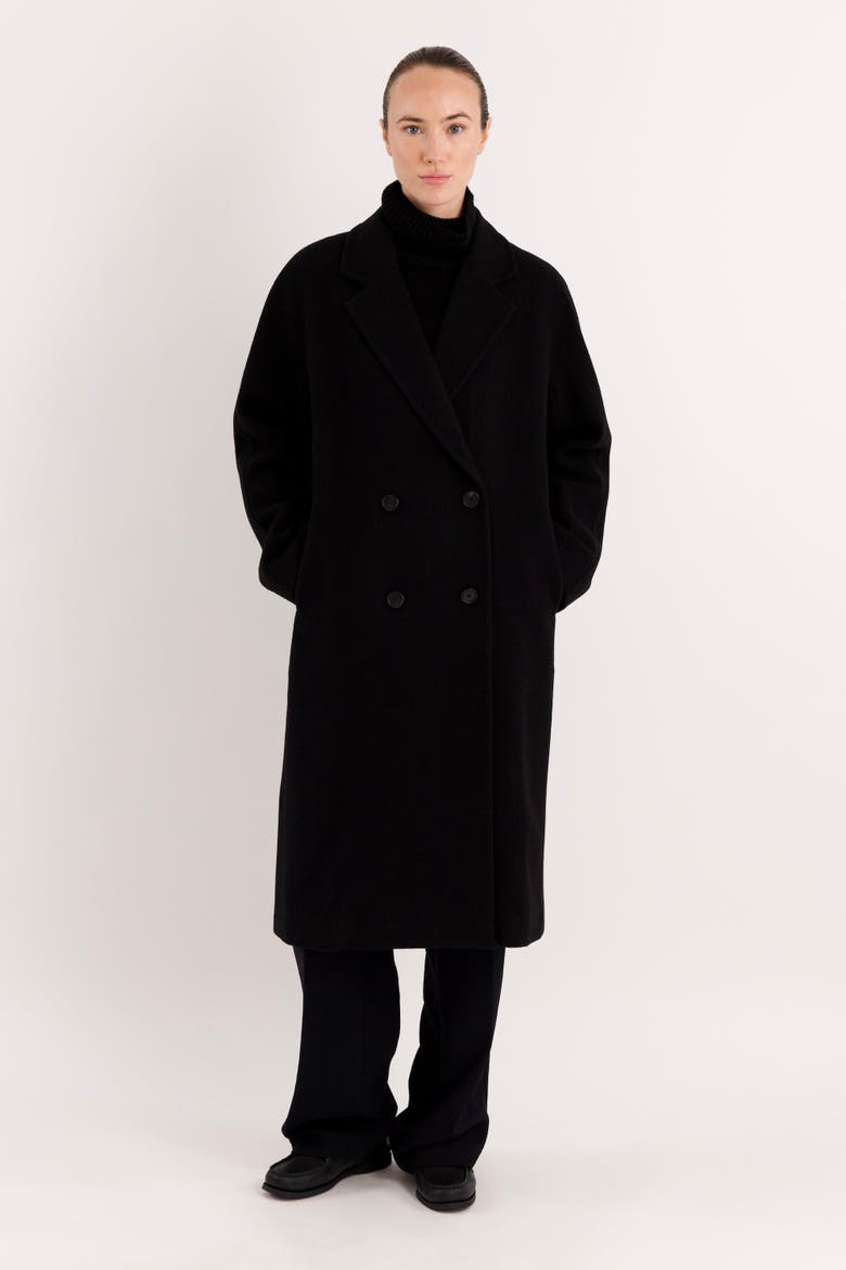 Maxi Classic Wool Coat, Main, color, Black