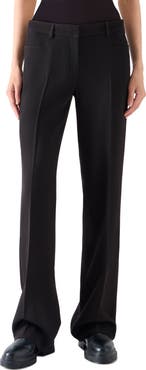 Akris punto Mikka Virgin Wool Tricotine Pants