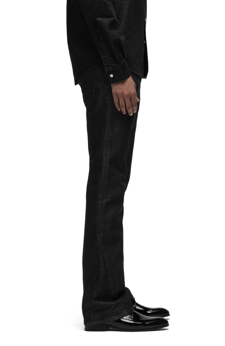 Hudson Jeans Walker Metallic Kick Flare Jeans, Alternate, color, Stargazer