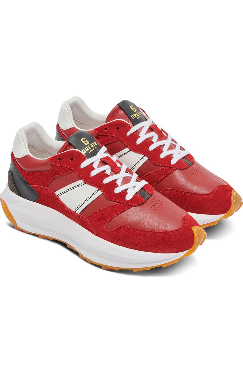 GREATS Greenpoint Runner Shoe, Main, color, Red
