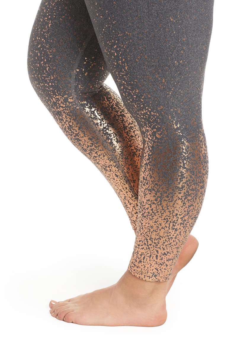 Alloy Ombré Leggings, Alternate, color, BLACK WHITE ROSE GOLD SPECKLE