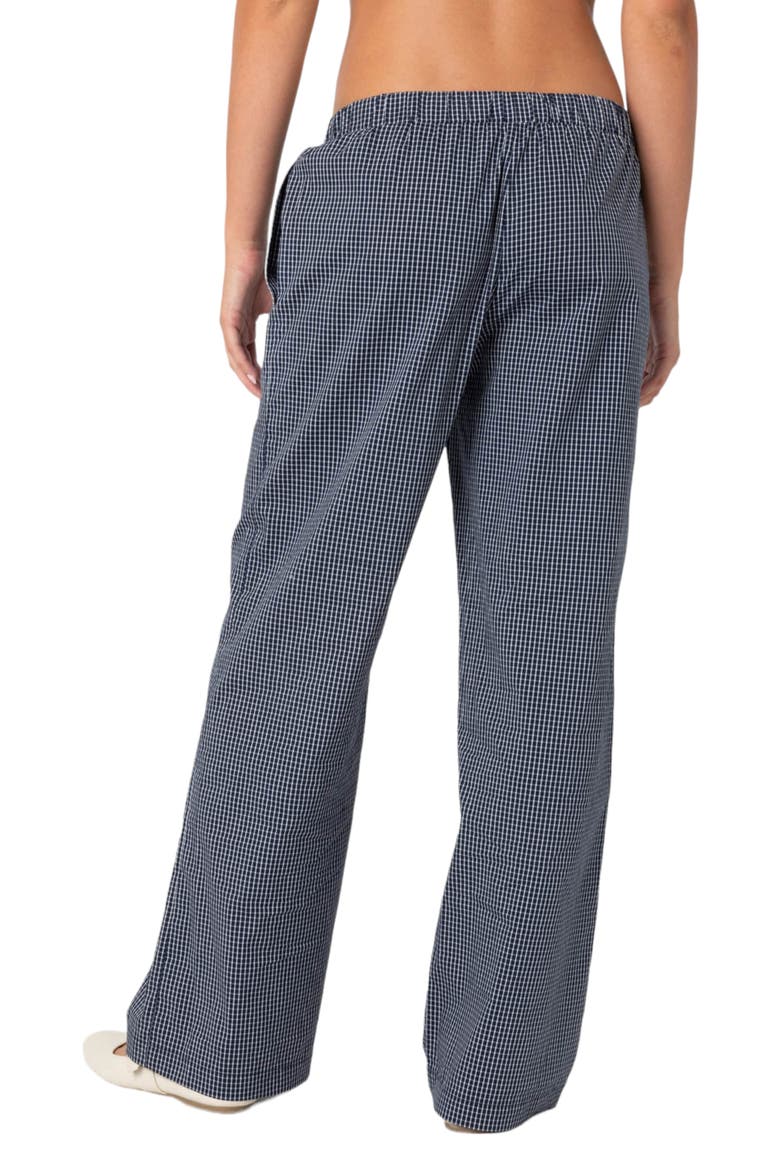Ellery Check Pants, Alternate, color, NAVY
