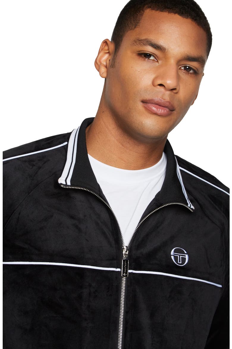 Lioni Velour Jacket, Alternate, color, BLACK BEAUTY