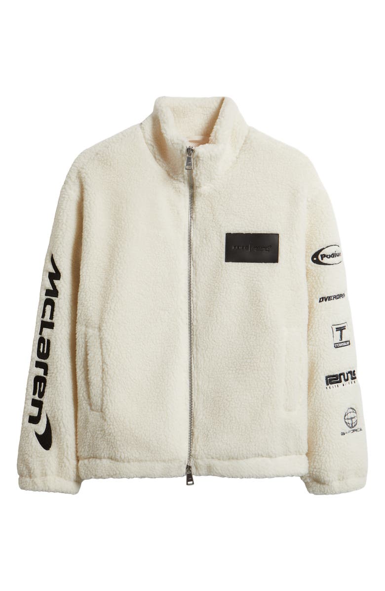 Reiss McLaren F1 Nylon Fleece Jacket, Alternate, color, White
