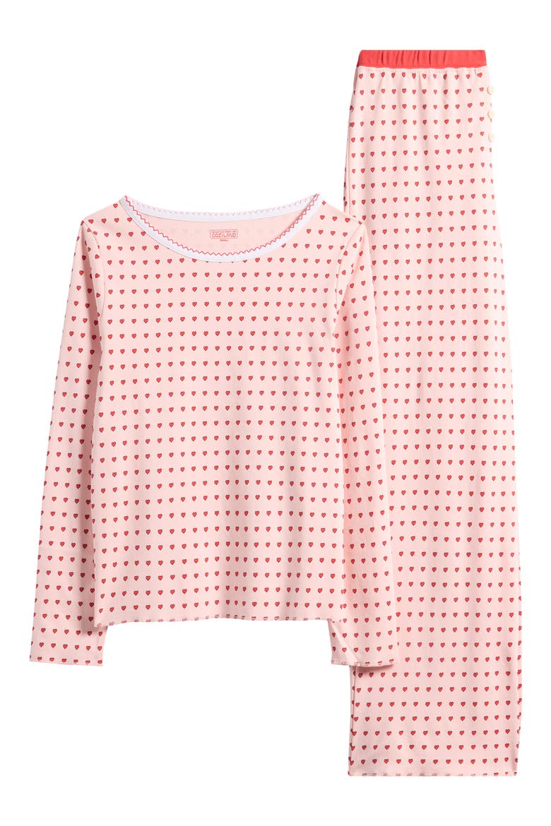 Ellie Print Pima Cotton Pajamas, Alternate, color, BLUSH
