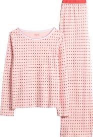 COZYLAND Ellie Print Pima Cotton Pajamas