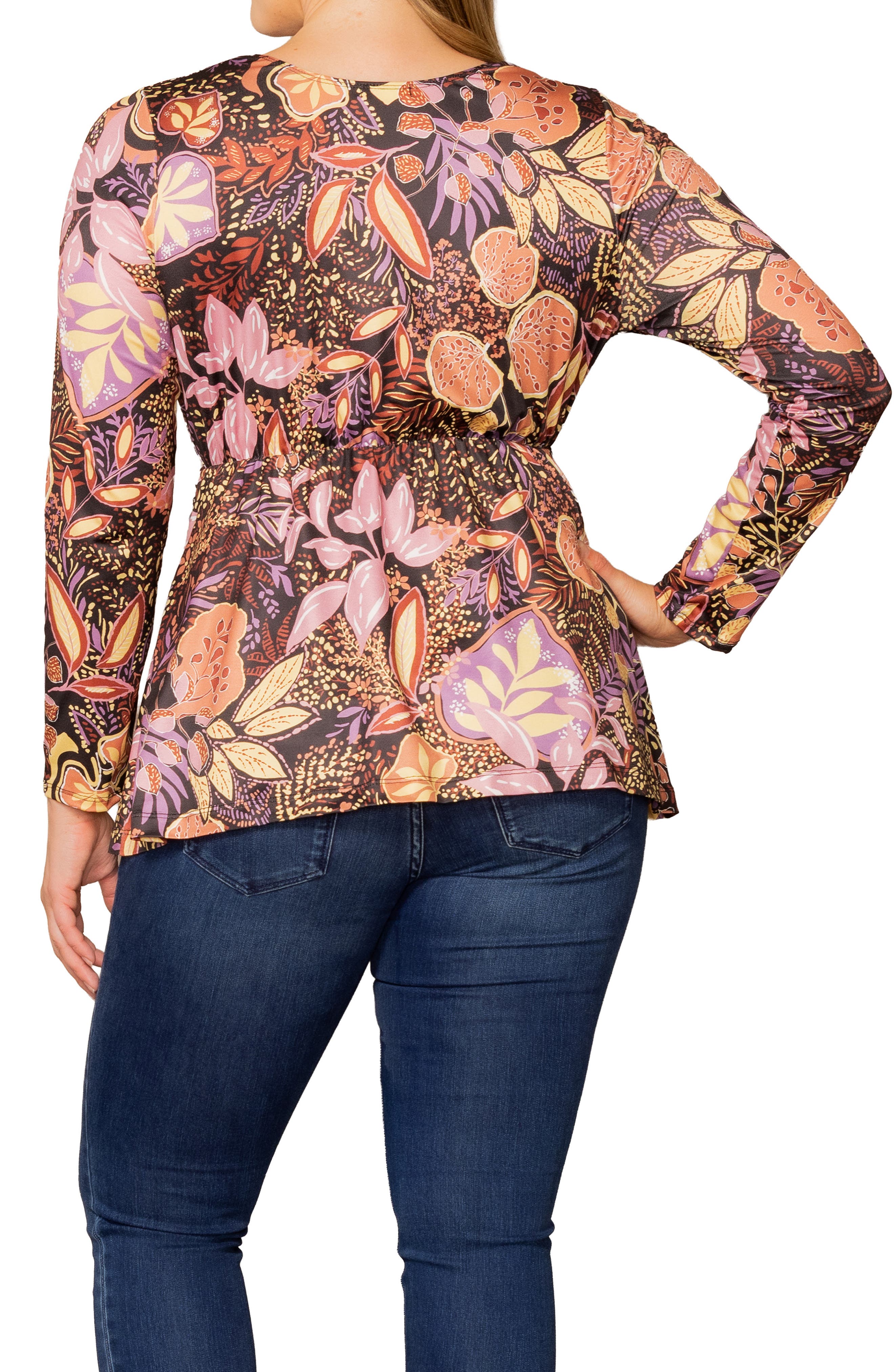 Abigail Long Sleeve Twist Front Top - image 4