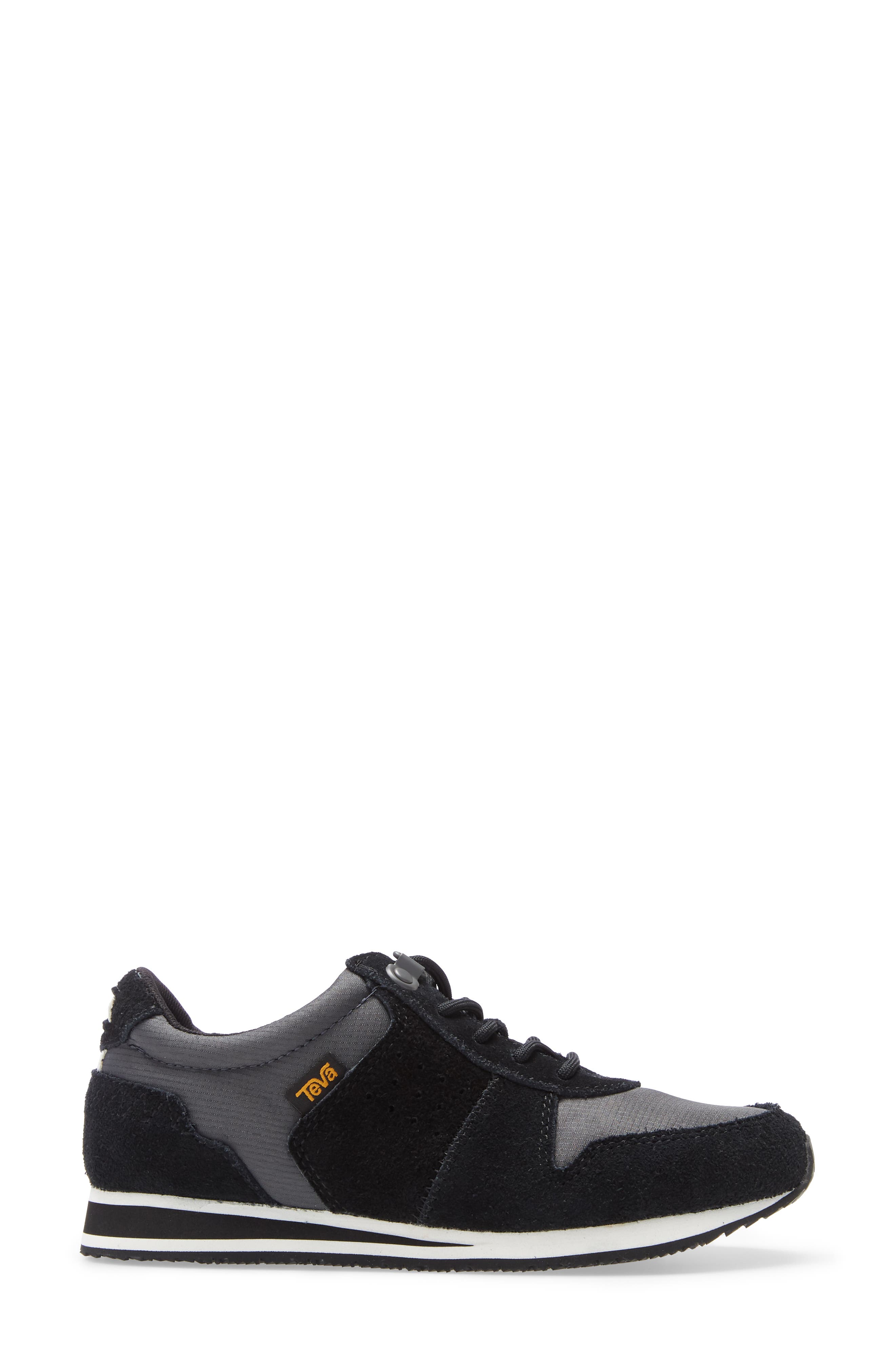 Highside 84 Low Top Sneaker, Alternate, color, BLACK SUEDE