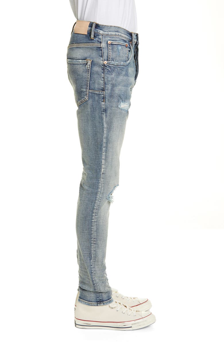 PURPLE BRAND PURPLE Dropped Slim Fit Jeans, Alternate, color,