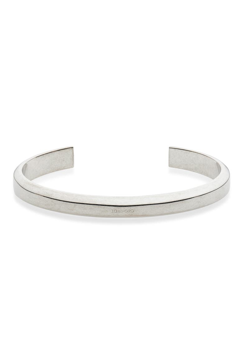 Men's Cuff Bracelet, Main, color, 1G049 VINTAGE SILVER