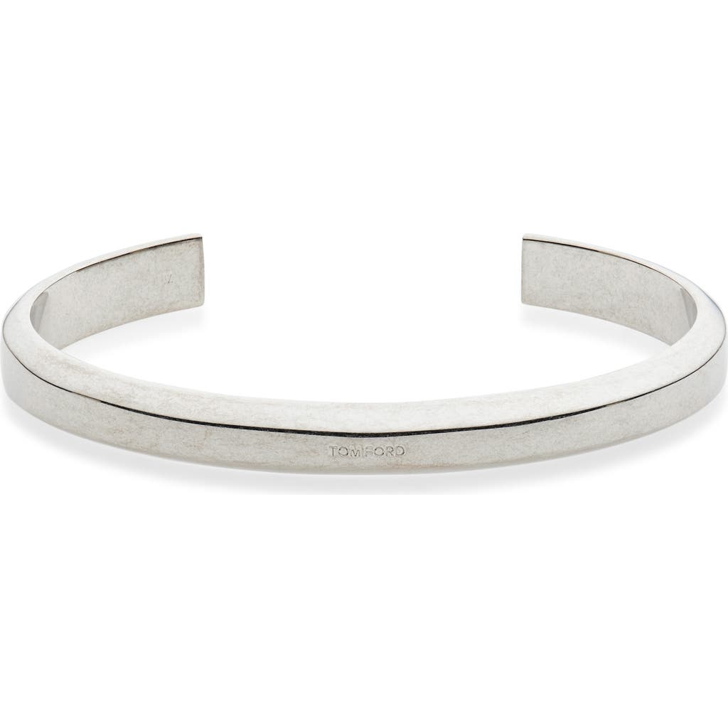 Tom Ford Cuff Bracelet In 1g049 Vintage Silver