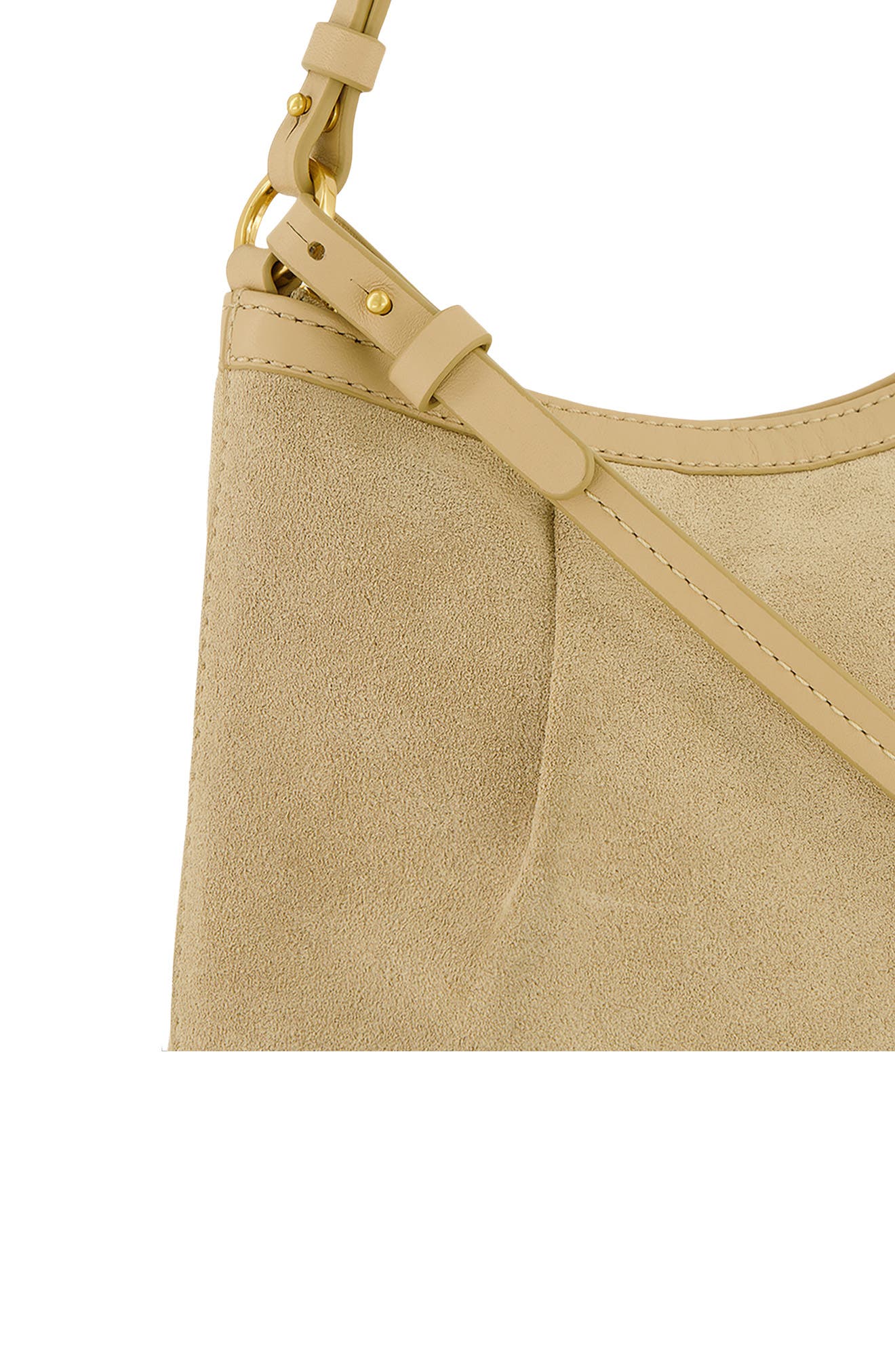 Vince Ava Suede Convertible Crossbody Bag, Alternate, color, Maiz