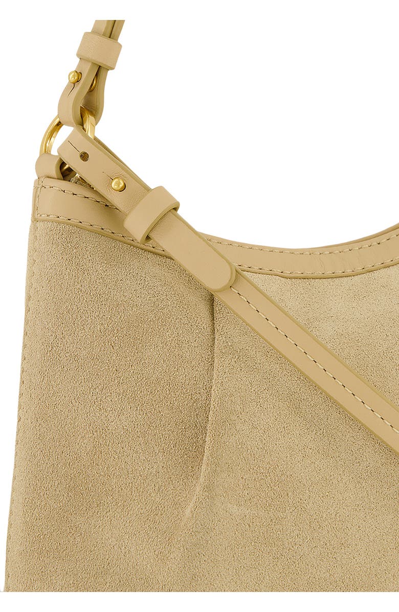 Vince Ava Suede Convertible Crossbody Bag, Alternate, color, Maiz