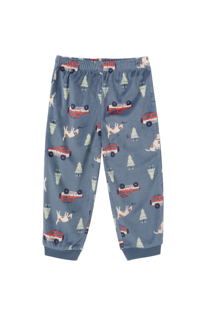 Modern Moments<sup>™</sup> by Gerber Fleece Pajama Top & Pant Set, Alternate, color, Blue Camp