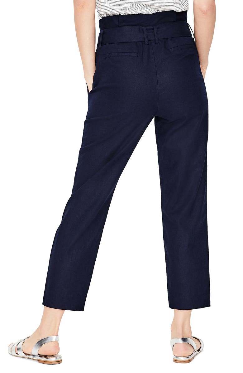 Boden Paperbag Waist Trousers, Alternate, color, 