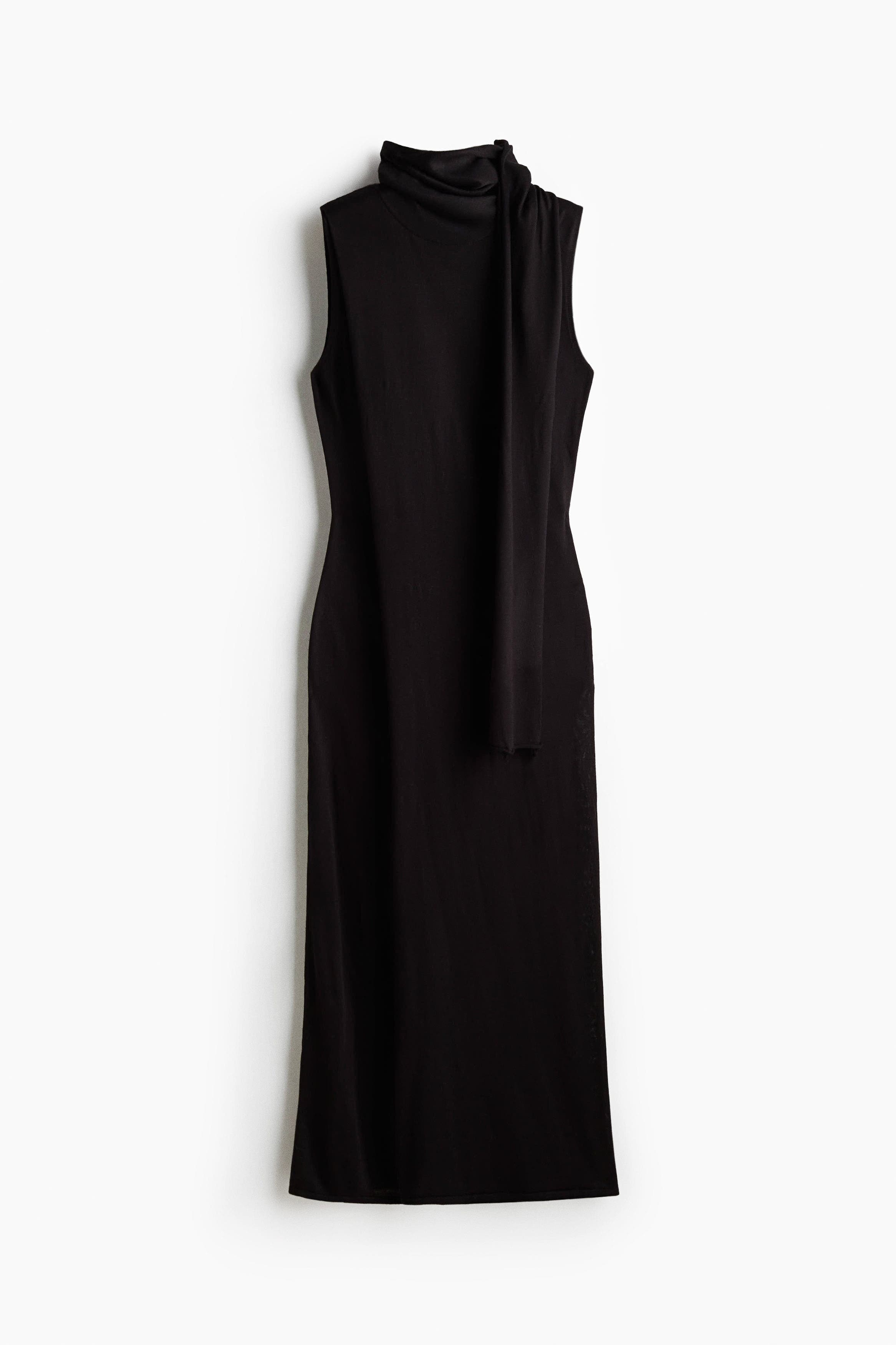Scarf-collar Dress - image 1