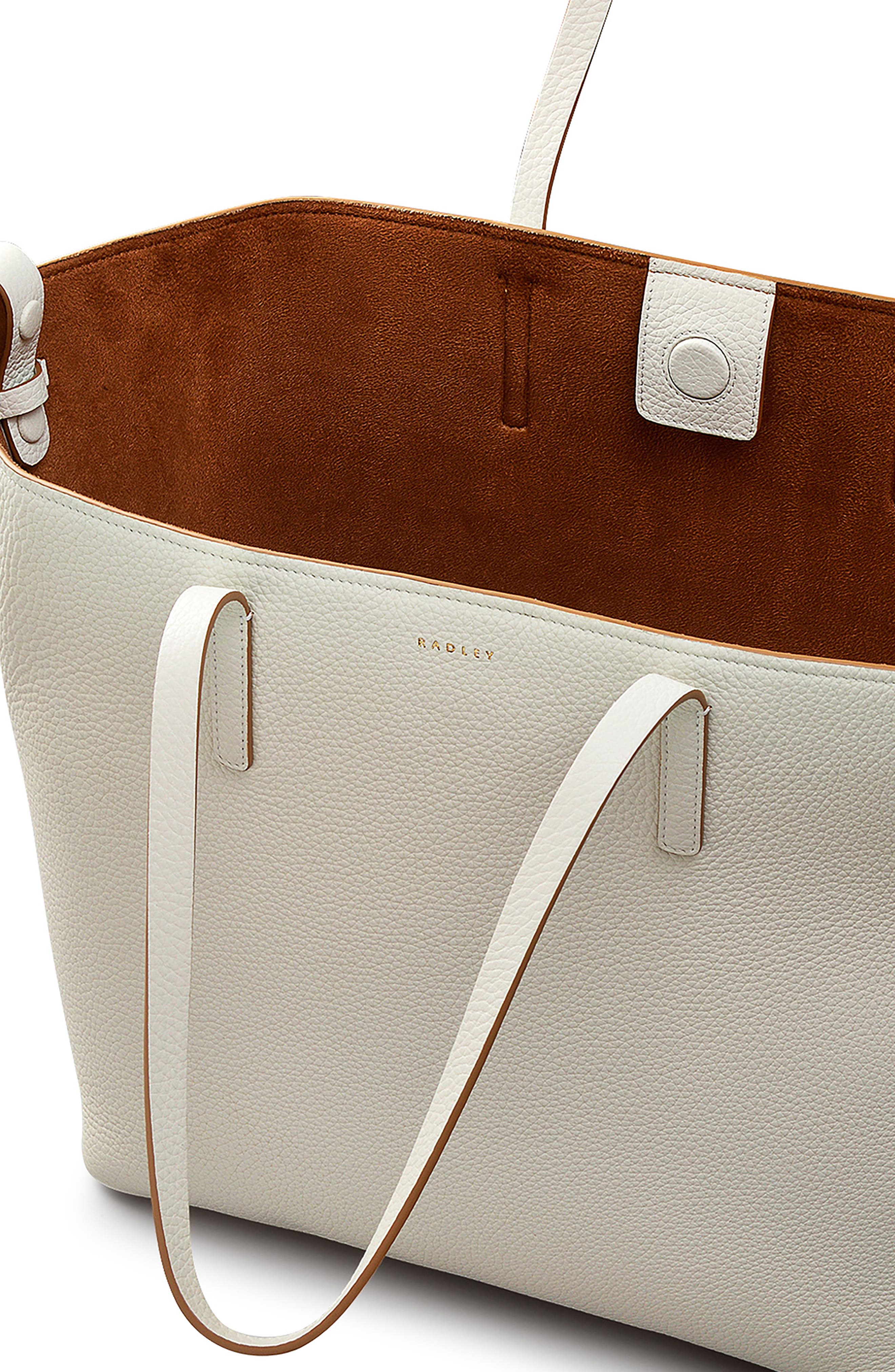 Radley Dukes Place Large Tote Bag & Pouch, Alternate, color, Chalk