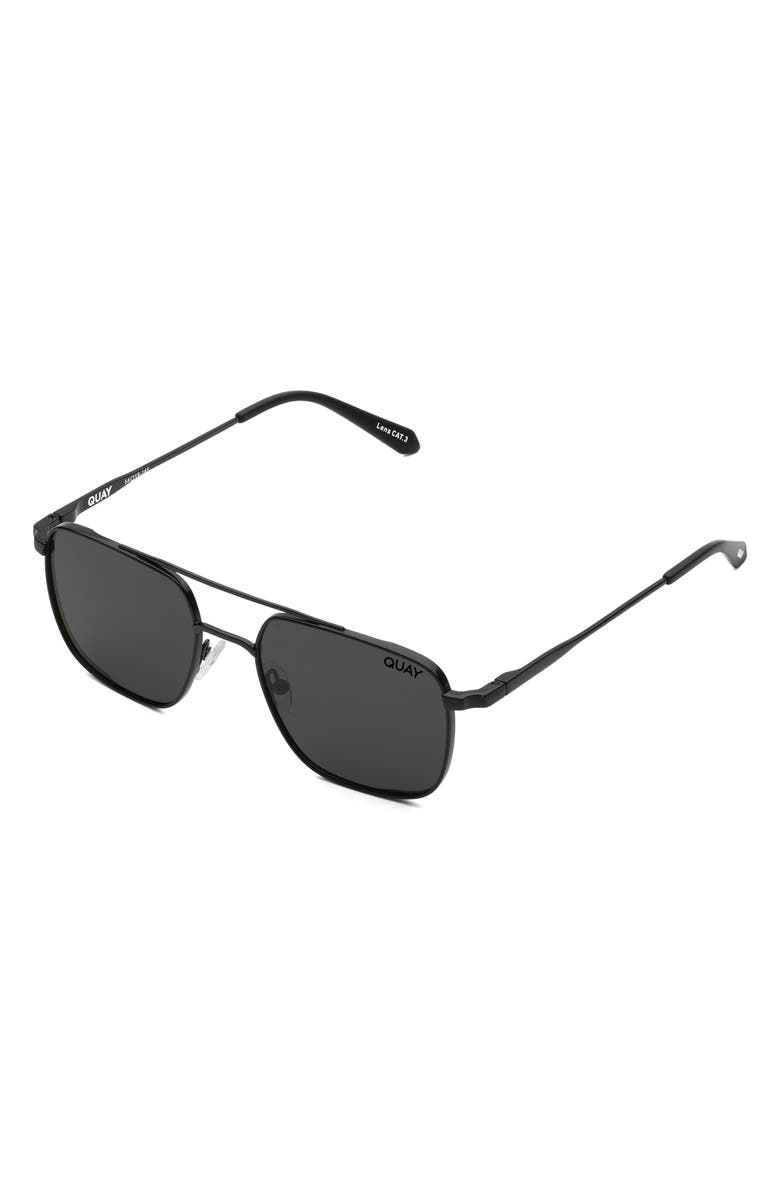 QUAY Bodyguard 54mm Polarized Aviator Sunglasses, Alternate, color, 