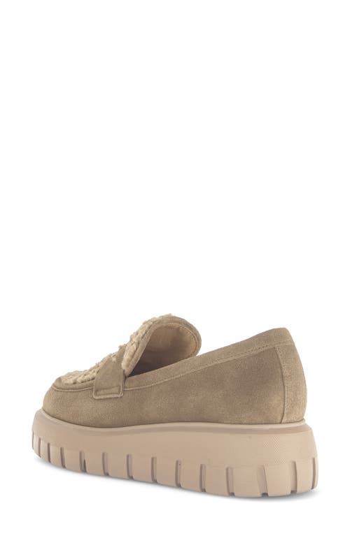 Gabor Mixed Media Leather Loafer In Multi