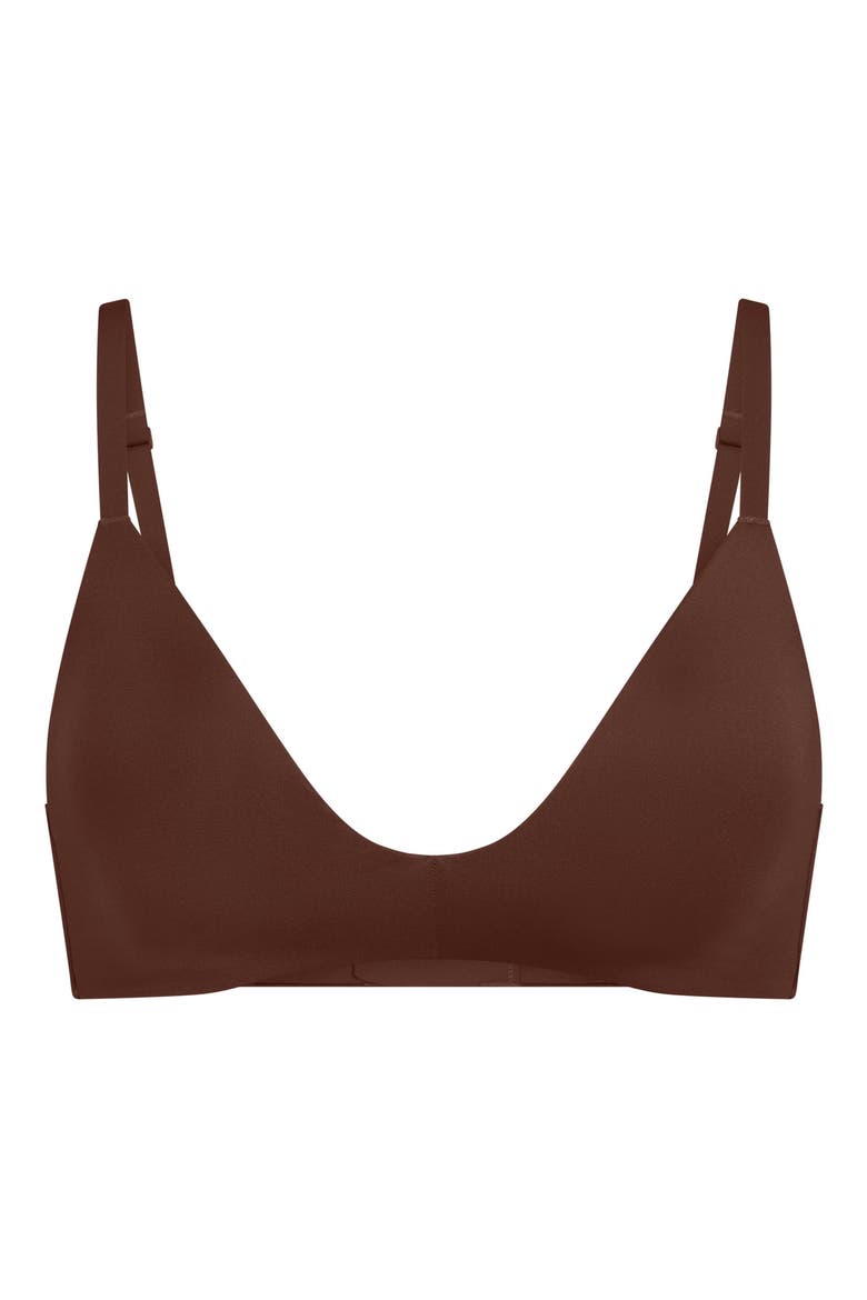 Wireless Form T-Shirt Bra, Alternate, color, COCOA