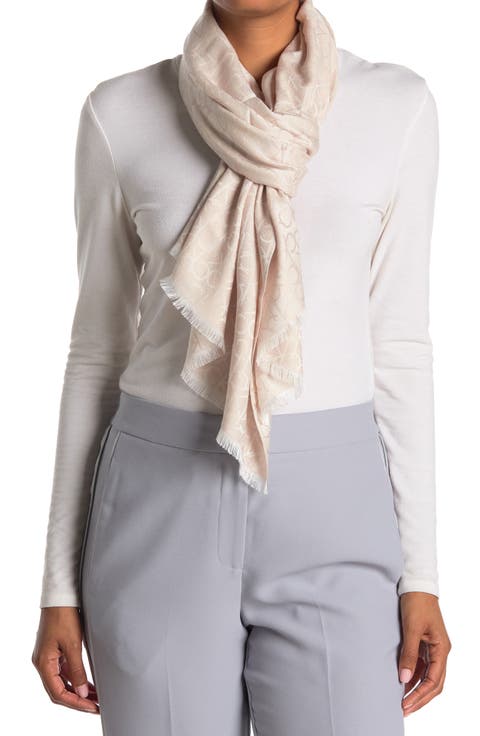 CK Monogram Logo Pashmina