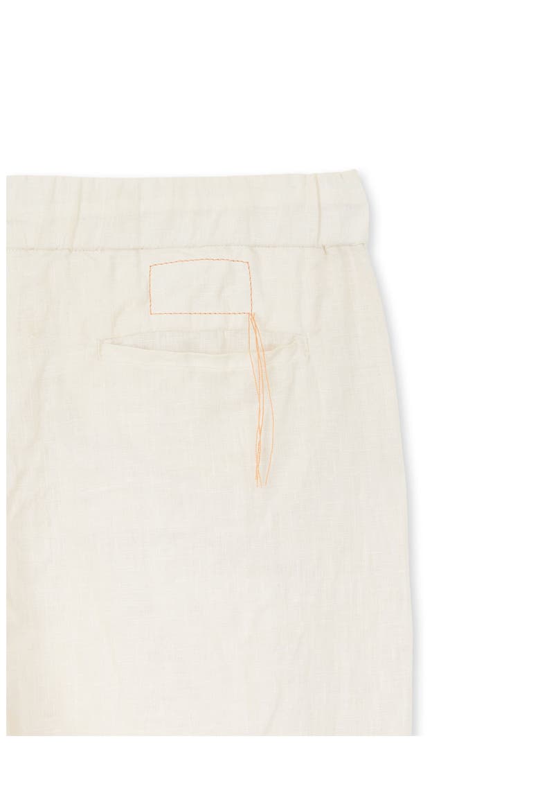 Drawstring Linen Trousers, Alternate, color, Ecru