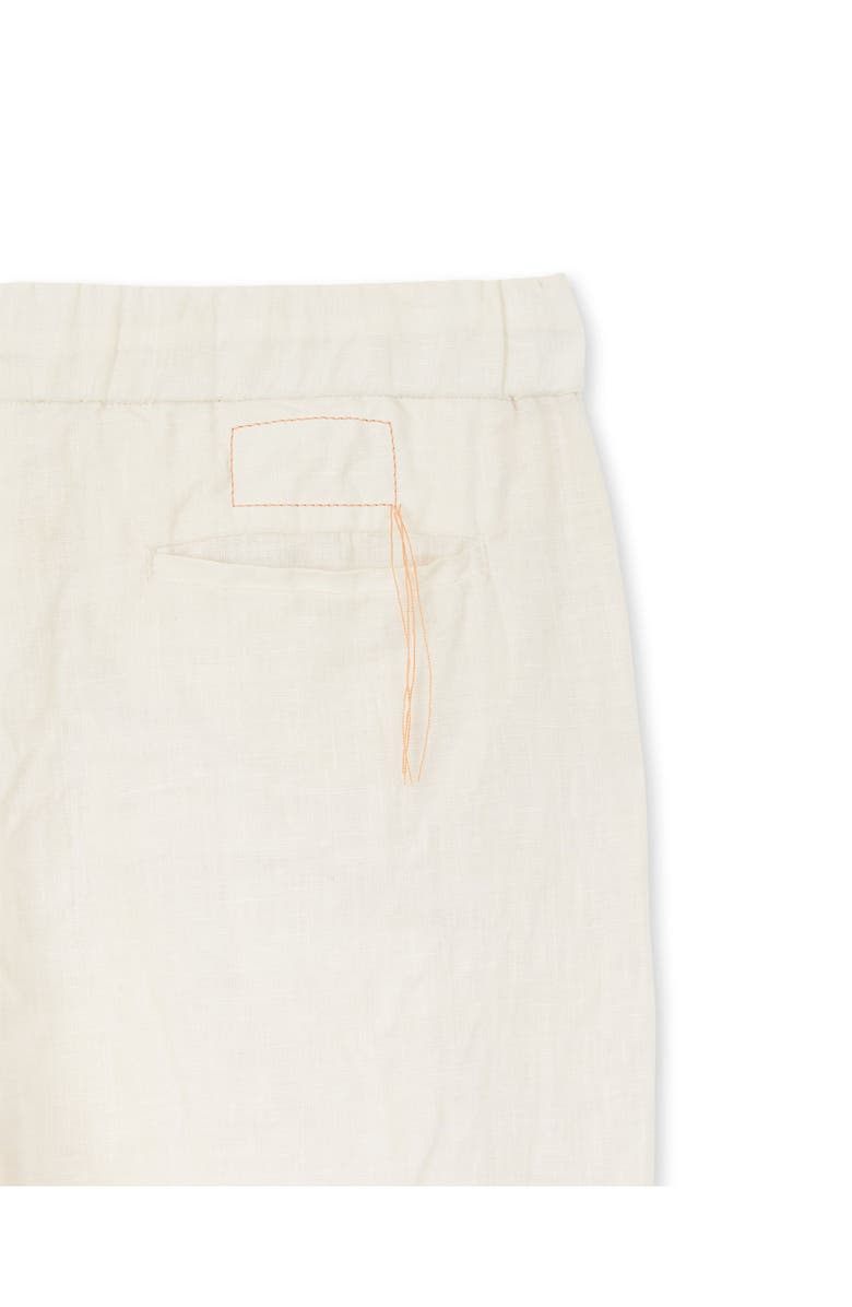 Fortela Drawstring Linen Trousers, Alternate, color, Ecru