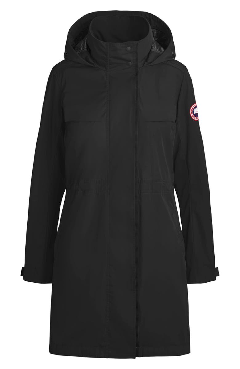 Canada Goose Belcarra Water Resistant Hooded Jacket, Alternate, color, Black - Noir