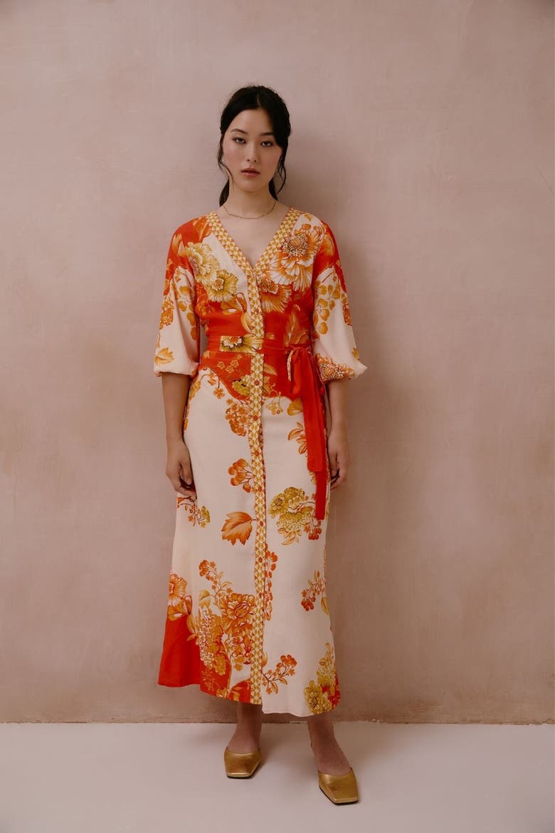 Michaela Dress, Main, color, Floral