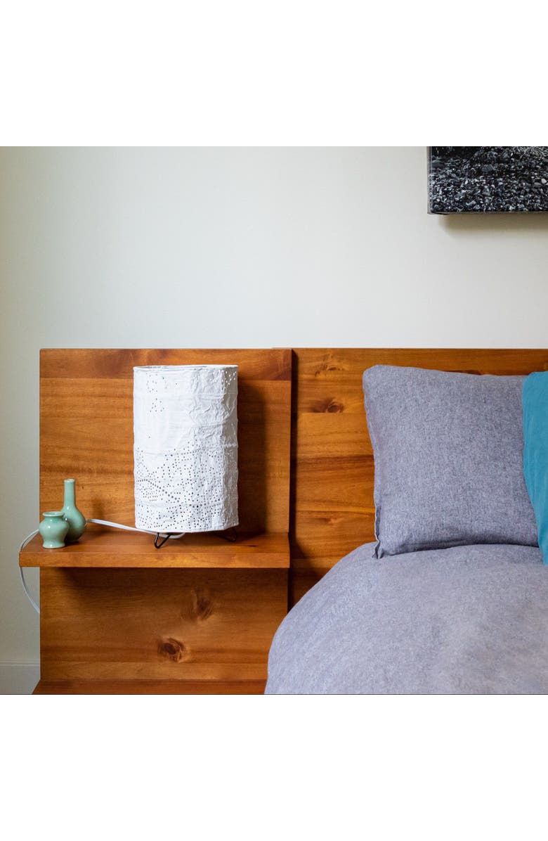 Allsop Home & Garden Soji Stella Solace Cylinder Northwest Table Lamp, Alternate, color, White