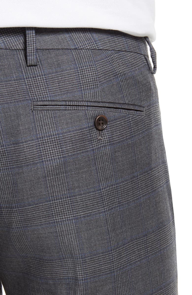 Bonobos Jetsetter Slim Fit Glen Plaid Dress Pants, Alternate, color, 