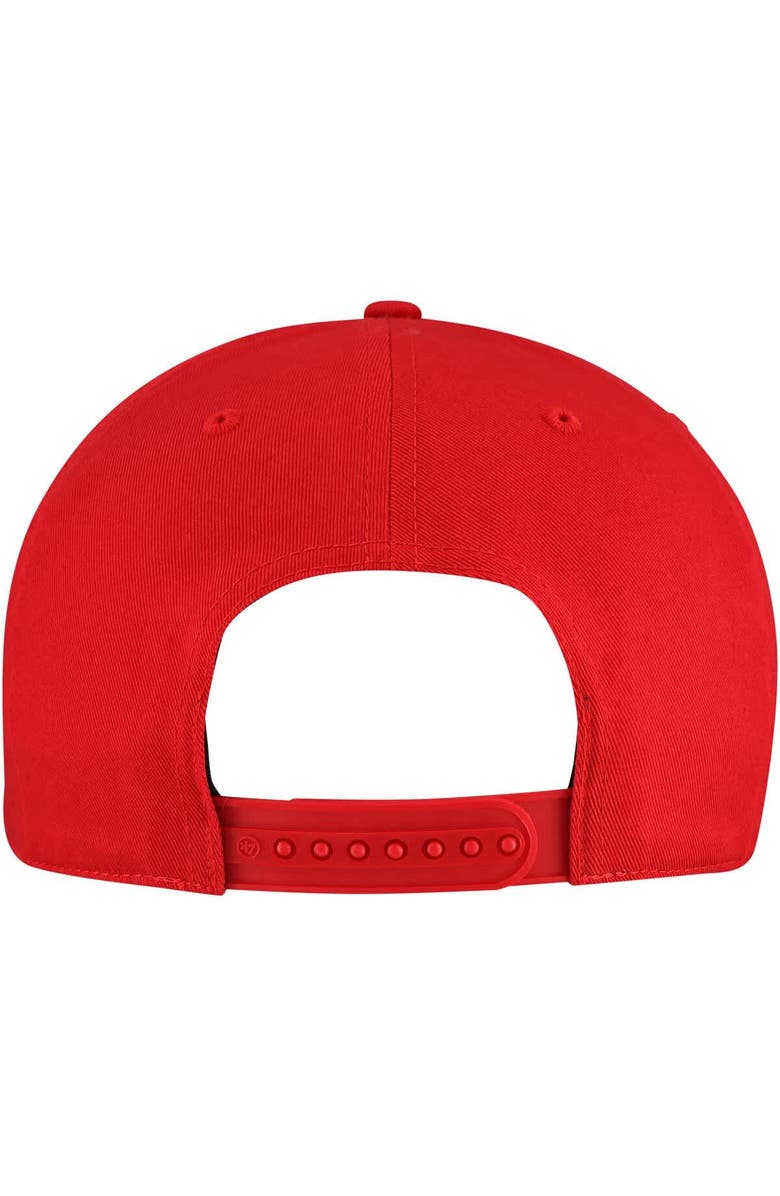 '47 Men's '47 Red Calgary Flames Primary Hitch Snapback Hat, Alternate, color, Red