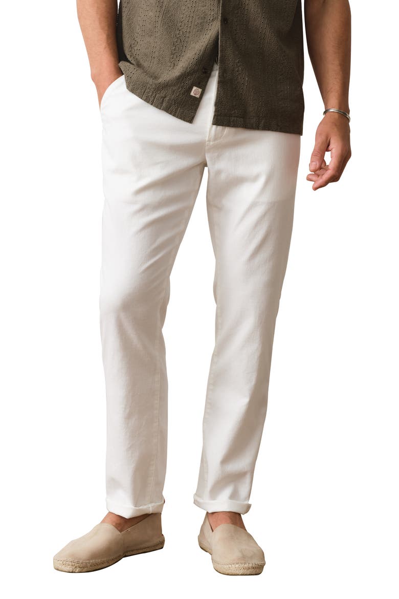 Saturday Flat Front Hemp Blend Chinos (Men) | Nordstrom