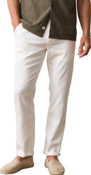 Marine Layer Saturday Flat Front Hemp Blend Chinos